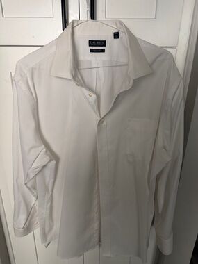 Lauren Ralph Lauren Men's Off-White Dress Shirt